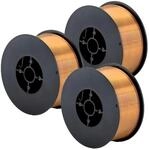 STAHLWERK Schwei&szlig;draht MIG MAG ER70S-6 0,8 mm 1 kg D100 Drahtrolle 3er Set