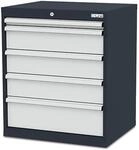 Simplaflex Schubladenschrank mit 5 Schubladen BxTxH 700 x 575 x 820 mm