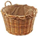 Kobolo Holztrage Holzkorb f&uuml;r Kaminholz Rattan Lacak mit abnehmbarem...