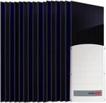 SUNNIVA 8 kW Solaranlage 16x 500 W Fullblack Bifacial Module SolarEdge SE8K