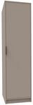 Fackelmann W&auml;schekorbschrank mit 1 T&uuml;r 50 cm x 188,2 cm x 65,1 cm Kaschmir