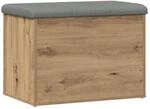 vidaXL Sitzbank mit Stauraum Artisan-Eiche 62x42x45 cm Holzwerkstoff 857616