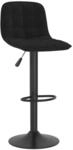 vidaXL Barhocker Schwarz Samt 333977