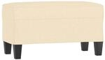 vidaXL Sitzbank Creme 70x35x41 cm Stoff 349433