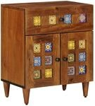 vidaXL Nachttisch Braun 50 x 33 x 60 cm Massivholz Mango 4018235