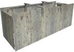 Palmako Anbauschuppen f&uuml;r Carport Karl Grau tauchgrundiert 600 cm x 762 cm
