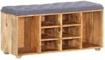 vidaXL Flurbank 100x35x47 cm Mango Massivholz 285891