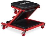 Relaxdays Rollbrett Stahl Schwarz Klappbar Gepolstert 91 cm x 41 cm x 12 cm 5,4 kg