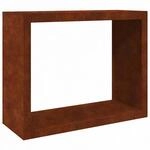 vidaXL Brennholzregal 100x40x80 cm Wetterfester Stahl 850981
