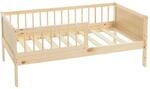 ML-Design Kinderbett 70x140 cm Natur mit Lattenrost Rausfallschutz