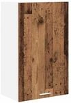 vidaXL H&auml;ngeschrank mit T&uuml;r Riga Altes Holz und Wei&szlig; 50 x 31 x 80 cm 884272