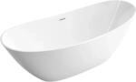 Bernstein Freistehende Badewanne BELLAGIO 2.0 Acryl Wei&szlig; Gl&auml;nzend 170x78cm