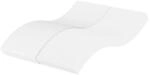 vidaXL Schaumstoffmatratze Wei&szlig; 140x210 cm H&auml;rtegrad H2 H3 4016634