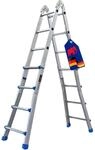 PROREGAL Sprossen-Mehrzweckleiter APOLLO 3-In-1 Aluminiumleiter 4x4 Sprossen...