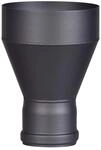 Firefix Rauchrohr-Erweiterung, von 80 auf 150 mm Schwarz