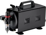 Wiltec Airbrush Kompressor As18Tb 1/6Ps Luftkompressor 20-23L/Min Pistole Design
