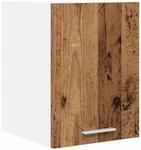 vidaXL H&auml;ngeschrank mit T&uuml;r Riga Altes Holz und Wei&szlig; 30 x 31 x 40 cm 884126