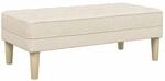 vidaXL Bank Leinen 113 x 57 x 39 cm Stoff 42001946
