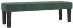 vidaXL Sitzbank Dunkelgr&uuml;n 100x30x30 cm Samt 346669