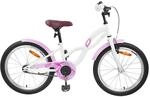 vidaXL Kinderfahrrad 18 Zoll f&uuml;r 5-7 Jahre Alt Wei&szlig; 42009660