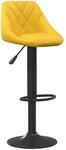 vidaXL Barhocker Senfgelb Samt 335345