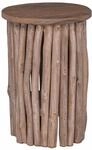 vidaXL Hocker Natur 30 x 30 x 45 cm Massivholz Teak 42012387