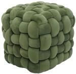 MCW Hocker Q48 Samt 39cm Gr&uuml;n