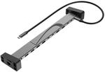 Hama USB-C-Docking-Station Connect2Office Work Silikon-Standf&uuml;&szlig;e 12 Ports