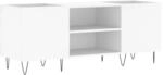 vidaXL Plattenschrank Wei&szlig; 121x38x48 cm Holzwerkstoff 831676