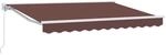 vidaXL Markisenrahmen Braun 250 x 200 cm Polyester mit PU-Beschichtung 3329385