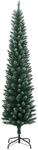 vidaXL K&uuml;nstlicher Weihnachtsbaum Schlank 300 LEDs 210 cm 3315761