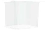 vidaXL Moskitonetz zum Aufh&auml;ngen 156 Mesh Wei&szlig; 220x120x150 cm 4010054