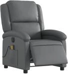 vidaXL Massagesessel Elektrisch Grau Kunstleder Modell 2