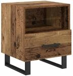 vidaXL Nachttisch Altholz 40 x 35 x 47,5 cm Holzwerkstoff 882087