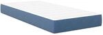 vidaXL Bettmatratze mit Matratze Blau 90 x 200 cm Stoff 42008269