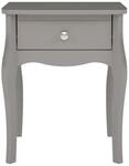 ebuy24 Baroque Nachttisch 1 Schublade Grau