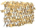 vidaXL Rankgitter mit K&uuml;nstlichen Ahornbl&auml;ttern 5 Stk Orange 180x60cm 366595