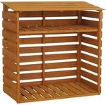 MCW Brennholzlager Q16 121x122x61cm Natur