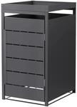 ML-Design M&uuml;lltonnenbox 1Er mit Pflanzdach 240L 68x80x124 cm Anthrazit