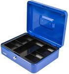 HMF 10130-05 Geldkassette Abschlie&szlig;bar Kasse M&uuml;nzeinsatz 5 M&uuml;nzf&auml;cher 30 x...