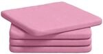 vidaXL Sitzkissen 4 St&uuml;ck Rosa 40 x 40 x 3 cm Stoff 42015204