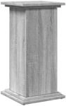 vidaXL Postament mit Stauraum Grau Sonoma 31x30x60 cm Holzwerkstoff 854621