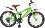 vidaXL Kinderfahrrad 24 Zoll 6-Speed f&uuml;r 8-12 Jahre Alt Gr&uuml;n 42009390