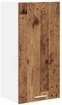 vidaXL H&auml;ngeschrank mit T&uuml;r Riga Altes Holz und Wei&szlig; 40 x 31 x 80 cm 884264