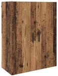 vidaXL Wandschrank Altholz 69,5 x 34 x 90 cm Holzwerkstoff 879519