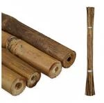 Relaxdays Pflanzst&auml;be Bambus Natur 40er Set 105 cm