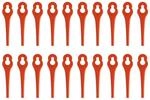 Litheli Nylon-Ersatzmesser f&uuml;r Akku-Rasentrimmer U20 Handy+ 2.0 Ah SE 20er Set