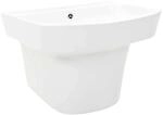 vidaXL Waschbecken Wei&szlig; 50 x 45 x 41 cm Glasierte Keramik 143013
