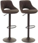 MCW 2er-Set Barhocker N64 Braun