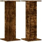 vidaXL Pflanzenst&auml;nder 2 Stk R&auml;uchereiche 30x30x80 cm Holzwerkstoff 3307868